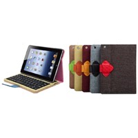 Detachable  Bluetooth keyboard folio case for ipad mini