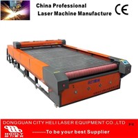 Dongguan Helilasr company flat bed co2 laser cutting machine