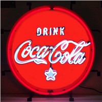 Drink advertising neon sign