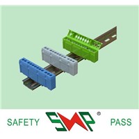 Earthing din rail connector