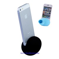Egg Shaped Silicone Stand Audio Amplifier