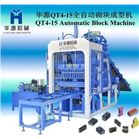 Full automatic concrete block making machine QT4-15 cement brick making machine for sale