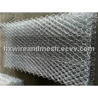 Galvanized and pvc coated gabion mesh
