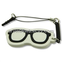 Glasses Design Ear Cap &amp;amp; Screen Cleaner