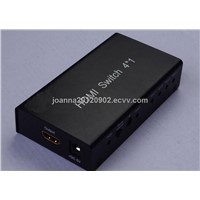 4x1 Audio&amp;amp;Video switch HDMI switcher 4 port  support 3D