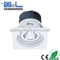 LED COB Downlight Ceiling Square 10W with reflector CE ROHS