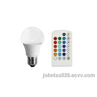 LED bulb with remote control