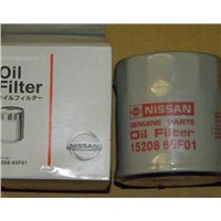 NISSAN oil filter 15208-65F01 for NISSAN V10 K12 A33
