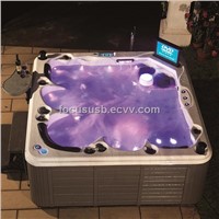 Newest CE Certificated Hyspas Acrylic Whirlpool Outdoor SPA Jacuzzi (HY-6515)