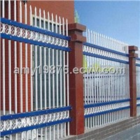 Ornamental Fences, PVC-coated Frame Finish and Metal Frame, Made of Steel