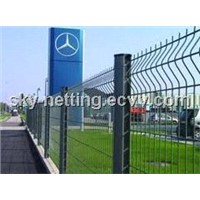 PVC and Galvanized Triangular Bending Fence/Metal Fence/Green Garden Fence Manufacturer