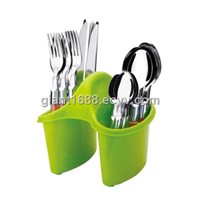 Plastic Handle Spoon and with Plate Basket GP186
