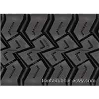 Precure tyre tread rubber of cold process