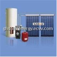 Pressurized solar collector with heat pipe SolarKey Mark and SRCC certificates