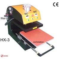 Pull Pneumatic Printer- Print Flat Substrate (Video) - Large Format- Textile Heat Press Machine - QA