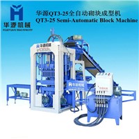 QT3-25 Semi-automatic cement brick making machine small scale industries machines