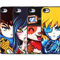 Q version of the protection shell for iphone 4/4 s mobile phone shell game characters