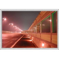 Raiway noise barrier