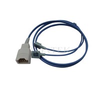Reusable Dolphin(OSI) Spo2 sensor, adult finger clip/soft tip/wrap type, 1m for 2G00751