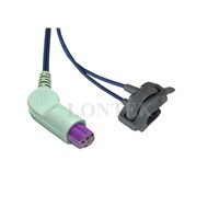 Reusable S&amp;amp;W Artema Spo2 sensor, adult finger clip/soft tip/wrap type, 3m for Diascope 1,2,3
