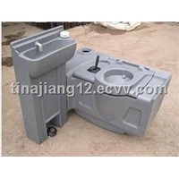 Roto molded plastic water washing tank
