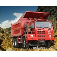 SINOTRUCK HOWO mining tipper off-road dump truck70T tipper IN CHINA