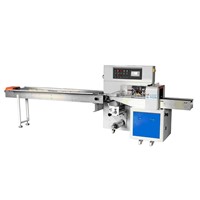 SK-WX250 Down-paper horizontal packing machine for towel,noodles,egg roll,sausage,squid,ice-cream