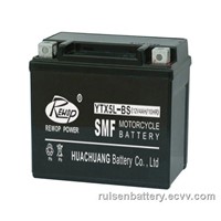SMF Motorcycle battery YTX5L-BS, storage lead acid battery,12V