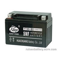 SMF Motorcycle battery YTX9-BS, scooter battery,starting, dry rechargeable