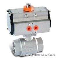 Stainless Steel 2 PC ( two piece ) Ball Valve with ISO5211 Direct Mounting Pad