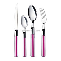 Stainless Steel Cutlery with Hollow Plastic Handle