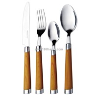 The Wood Plastic Handle Cutlery