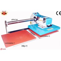 Top Glide Pneumatic Printer - Print Flat Substrates (Video)- Digital- Fabric Heat Press Machine - QA