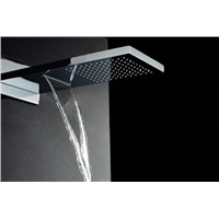 Two features stainless steel waterfall shower head 304