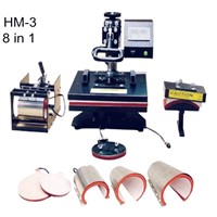 Universal Printer - Print All Substrates (Video) - Digital - 8 in 1 Textile Heat Press Machine - QA