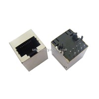 Vertical Top Entry RJ45 Jack with transformer