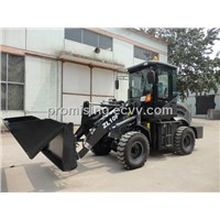 ZL10F Wheel Loader With 4-in-1 Bucket and Greenish Dark Color