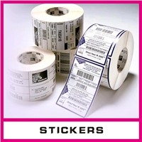 adhensive label company roll Glossy Lamination Art Paper Label Printing Company