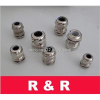 brass plated nickel cable gland M14x1.5