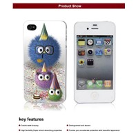 colorful printing snap on case for iphone 4