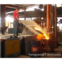 continuous casting machine for bronze