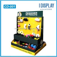 corrugated cardboard display counter for SMALL JEWELRY