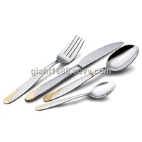 Cutlery with Gold Plated