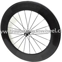 full carbon wheels 88mm clincher 700C for road bike with novatec hub and cn aero spokes