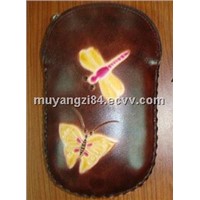 leather handmade phone case