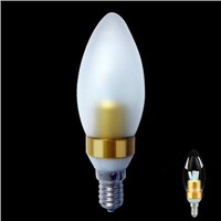 Dimmable 3W led candle bulb Golden Decorative Led Chandeliers Bulbs