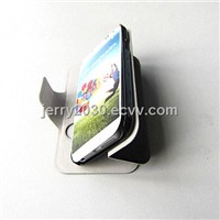 mbile phone leather cover for Galaxy S4