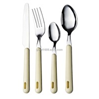 Plastic Handle Cutlery of Dinnerware Set