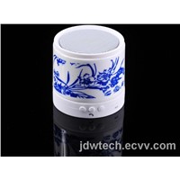 protable bluetooth speaker for  blue and white porcelain  with bluetooth and TF card
