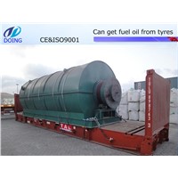 rubber recycling machine turn waste  tyre to fuel oil